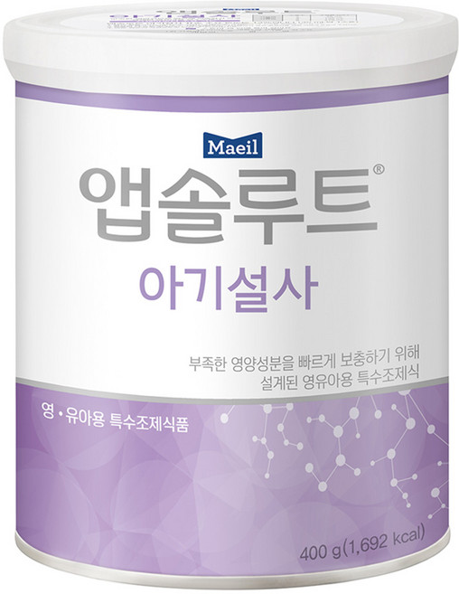 앱솔루트 아기설사 분유, 400g, 1개