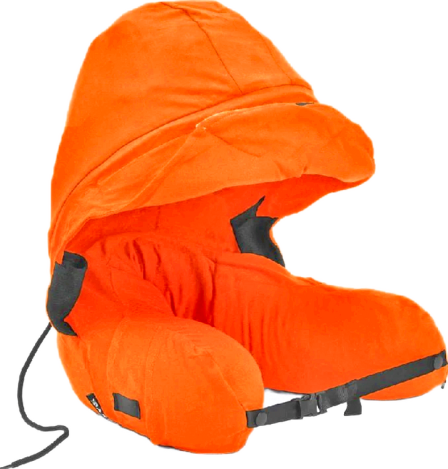 ARKY Somnus Travel Pillow 咕咕旅行枕 快速充氣版 橘色 約 30 x 32 x 12 cm 230g