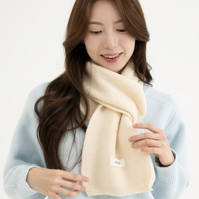 위더스 코지 베이직 니트 머플러 목도리