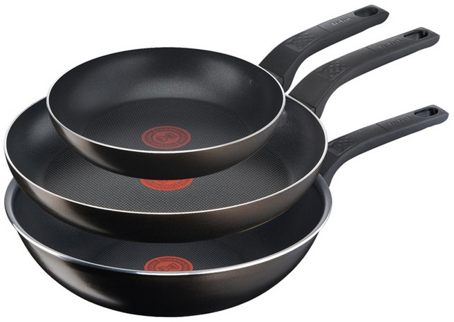 테팔 티타늄 액티쿡 프라이팬 3종세트, 블랙커피, 프라이팬 20cm + 28cm + 볶음팬 28cm, 1세트