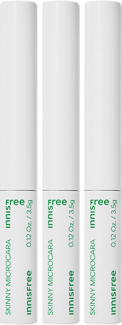 이니스프리 스키니 꼼꼼 마스카라 3.5g, 블랙, 3개