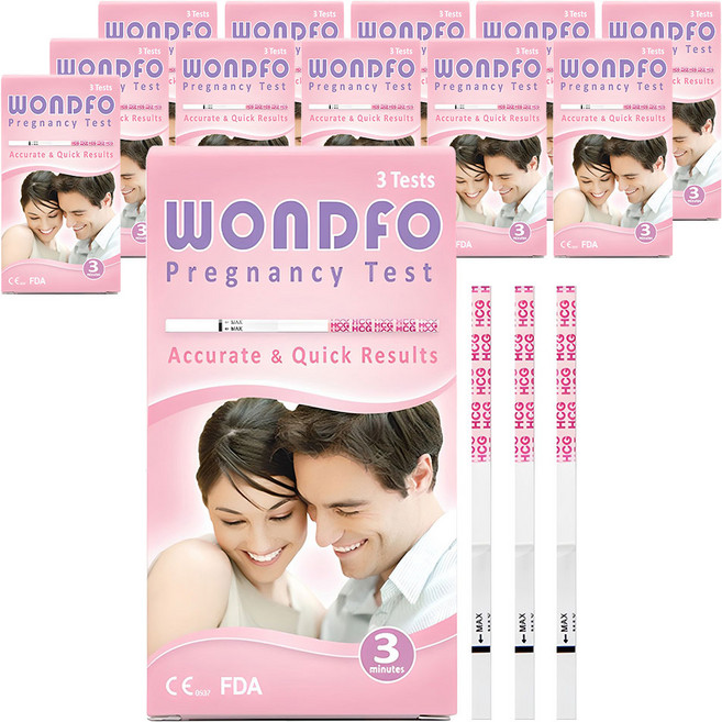 원포 임신테스트기, 3개입, 12개