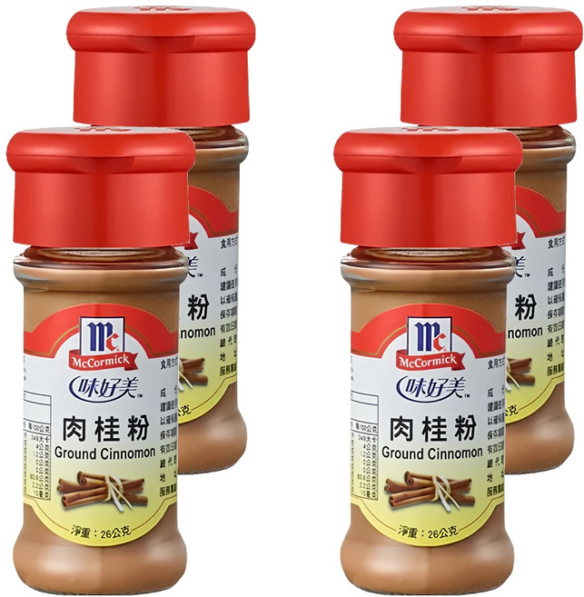McCormick 味好美 調味料 肉桂粉, 26g, 4瓶