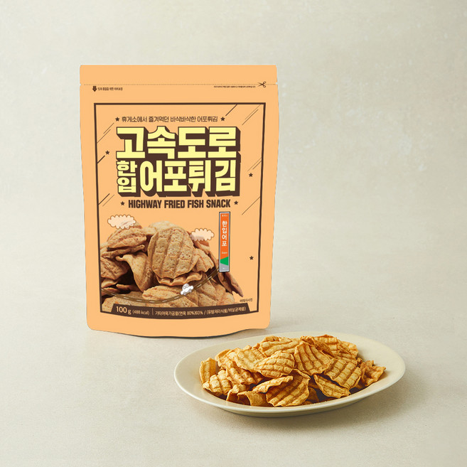 고속도로 한입어포튀김, 1개, 100g