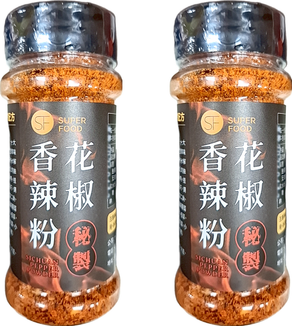 SUPER FOOD 秘製花椒香辣粉, 50g, 2罐