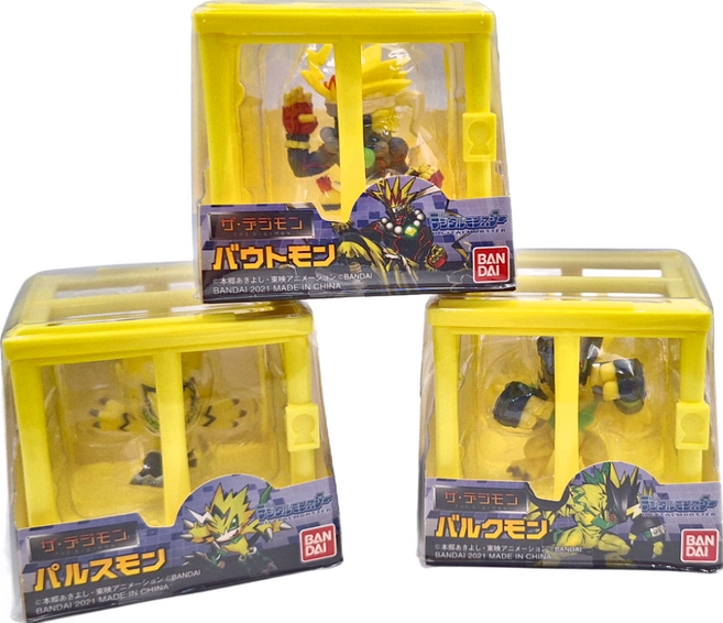 BANDAI 數碼寶貝收藏公仔 脈衝之城 EX 6cm PB商店 6歲以上, 1盒