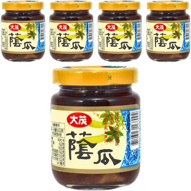 大茂 蔭瓜, 120g, 5罐