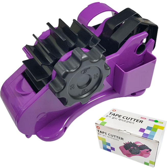동아피엠에스 멀티 테이프캇타기 35mm, 퍼플, 1개