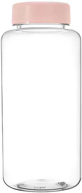 아조아닷컴 내열 스탠다드 용기, 파스텔핑크, 1L, 1개