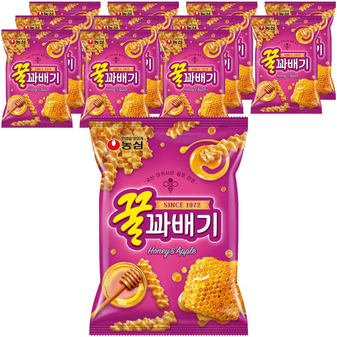 꿀꽈배기, 90g, 12개