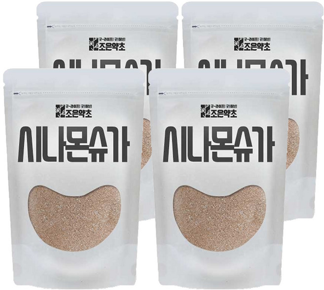 조은약초 시나몬 슈가, 500g, 4개