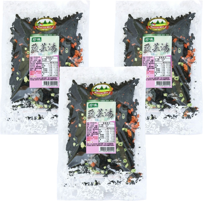 WON LAI WON 旺來旺 珍味蔬菜湯, 70g, 3包