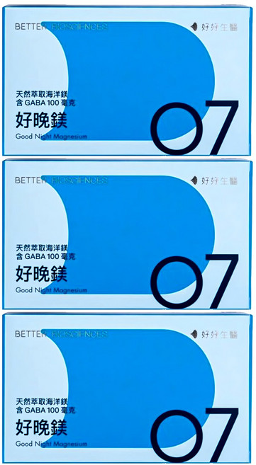 BETTER BIOSCIENCES 好好生醫 好晚鎂膠囊 0.1g, 3個, 30顆