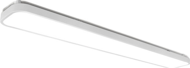 멜리빙 라이트 심플 조명 주방 천장등 플리커프리 LED60W, 화이트 + 주광색