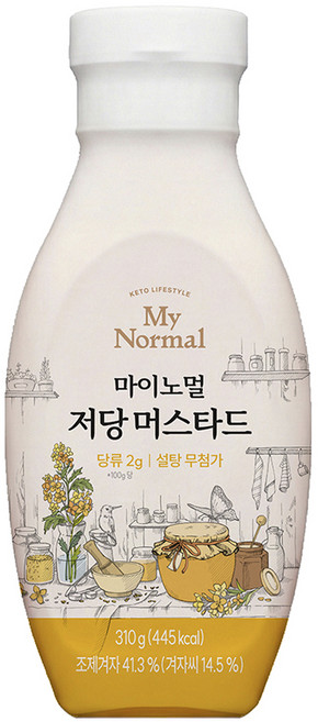 마이노멀 저당 머스타드, 310g, 1개
