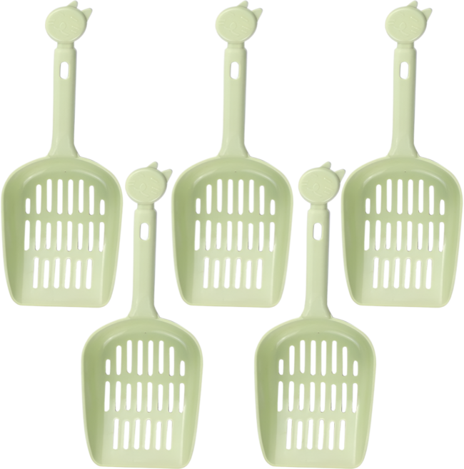 드림잇 고양이 모래삽, 그린, 5개