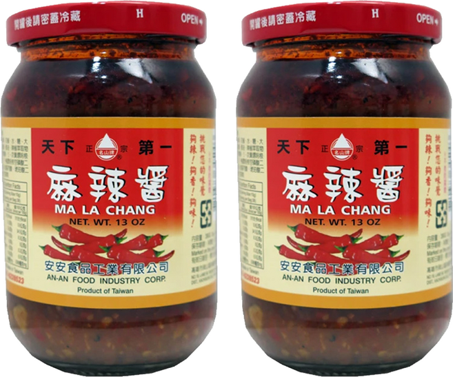 安安食品 麻辣醬, 380g, 2罐