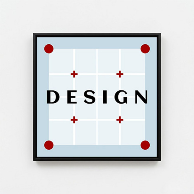 더플로우커머스 솔리드 컬러 캔버스 아트워크 타입7