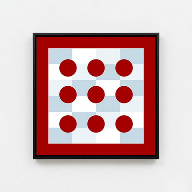 더플로우커머스 솔리드 컬러 캔버스 아트워크 타입8