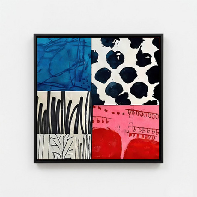 더플로우커머스 솔리드 컬러 캔버스 아트워크 타입16