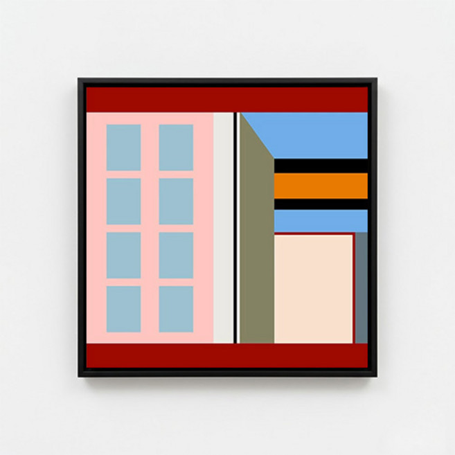 더플로우커머스 솔리드 컬러 캔버스 아트워크 타입15