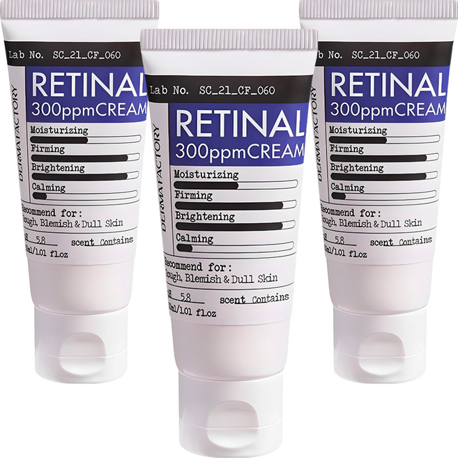 더마팩토리 레티날 300ppm 크림, 30ml, 3개