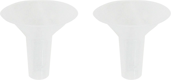 YOUHA 優合 吸乳器兩截式喇叭罩專用配件 前罩, 透明色, 1組