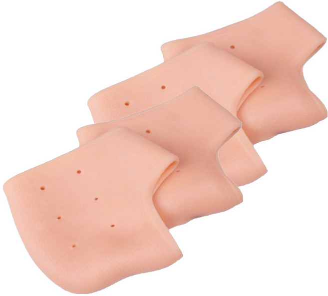 코모스코 발관리 실리콘 뒷꿈치 패드 베이지, 60g, 2개, 2개입