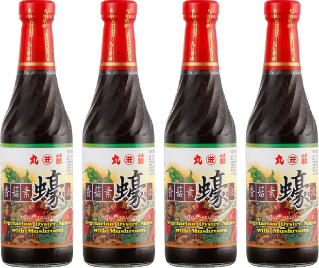丸莊醬油 香菇素蠔油, 500g, 4瓶