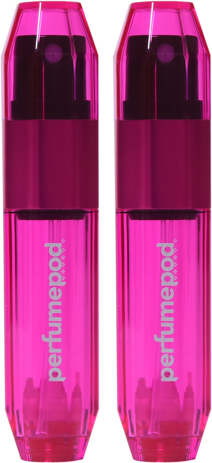 트라발로 퍼퓸팟 아이스 펌핑식 충전 휴대용 향수공병 5ml, 핫핑크, 2개