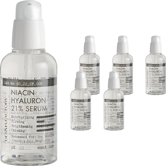 더마팩토리 나이아신 히알루론 세럼, 80ml, 6개