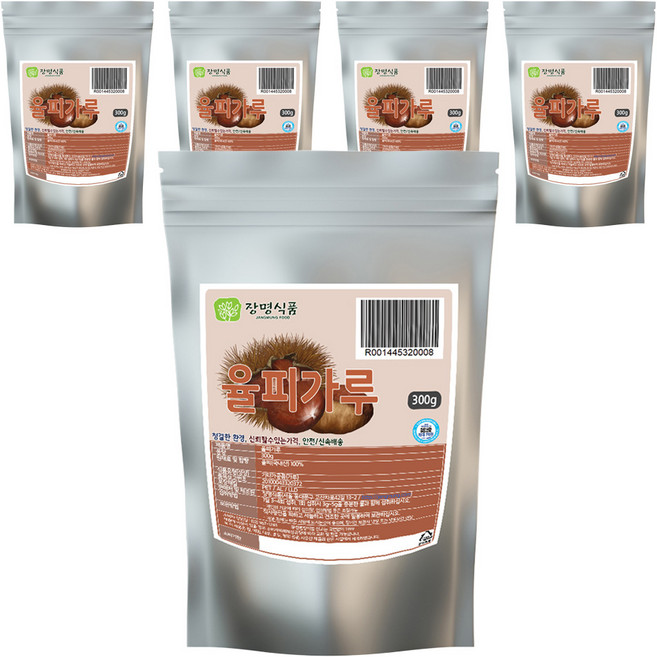장명식품 율피가루, 5개, 300g
