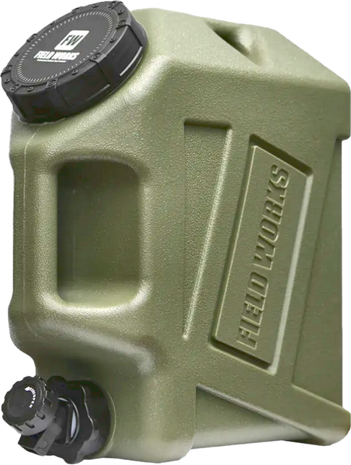 FIELD WORKS 儲水桶 10L 食用級HDPE, 綠色, 1個