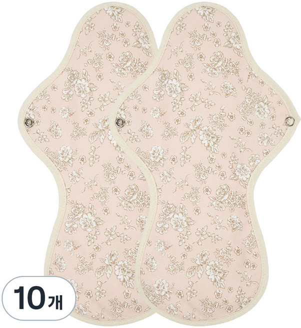 위즐리 면생리대, 오버나이트, 1개입, 10개