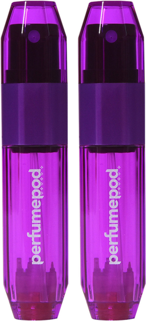 트라발로 퍼퓸팟 아이스 펌핑식 충전 휴대용 향수공병 5ml, 퍼플, 2개