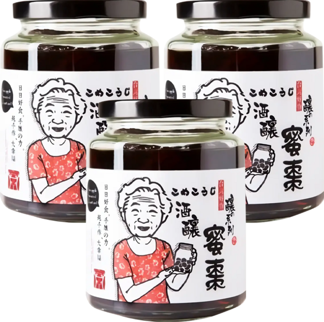 醬王殿 精選酒釀蜜棗, 450g, 3罐