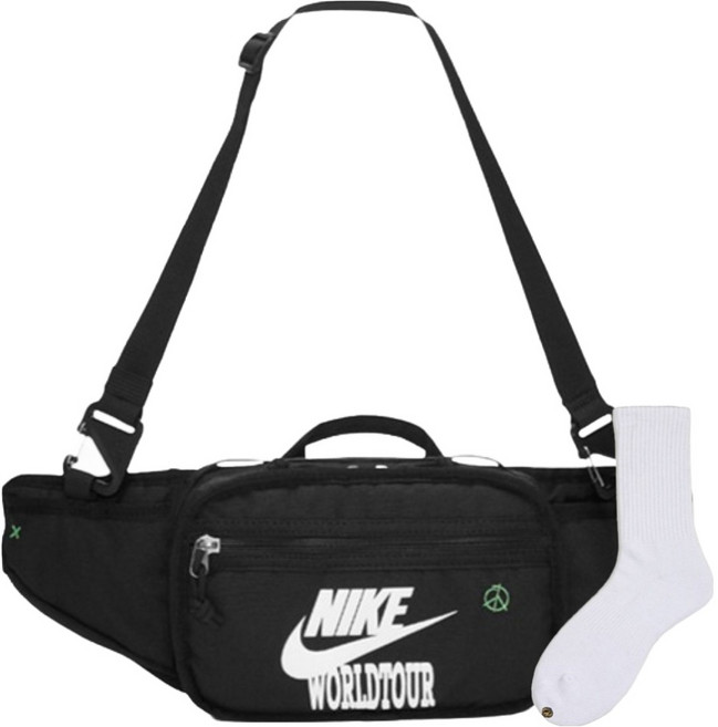 나이키 RPM 월드투어 스몰아이템 백 DH3079-010 + 웰던 양말 세트