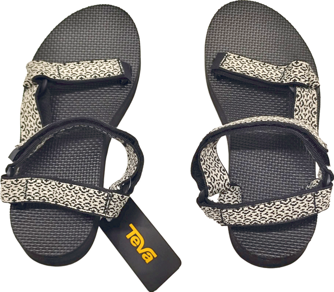 Teva Midform Universal 織帶涼鞋, 250mm, 波西米亞黑白色