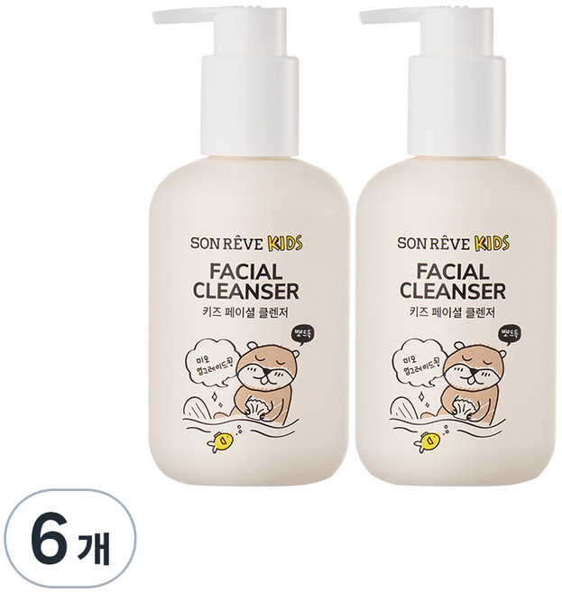 쏭레브 키즈 페이셜 클렌저, 180ml, 6개