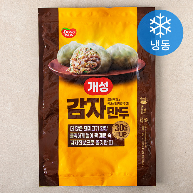 동원 개성감자만두 (냉동), 1.9kg, 1개
