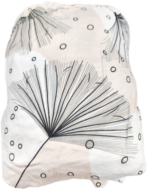 小銅板 彈力沙發套 單人, 漫天飛羽, 1個