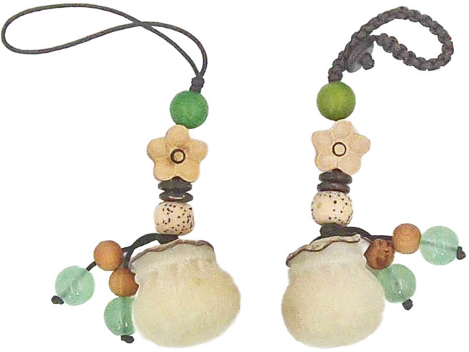 吉祥如意白玉菩提 招財福袋 2個, 1組