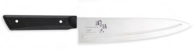 KAI 貝印 関孫六 Shironezu牛刀, 銀色 + 黑色, 1支