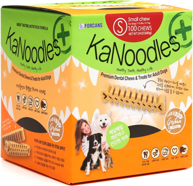 카누들 플러스 강아지 덴탈껌, 오리지널, 680g, 1개