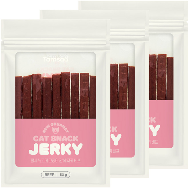 탐사 고양이 뉴고메 져키 간식, 150g, 1개, 비프