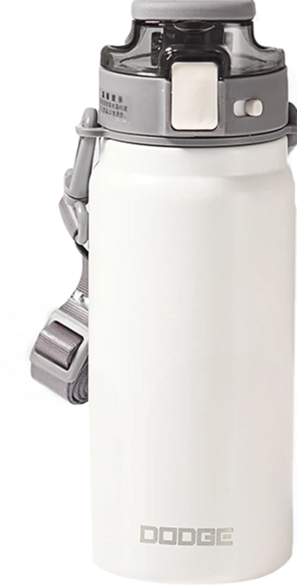 DODGE 道奇 316保溫瓶, 白色, 600ml, 1個