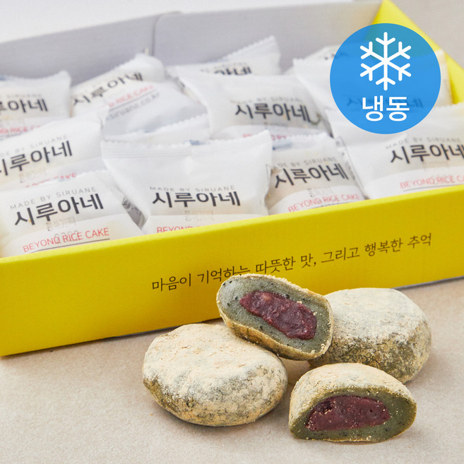 시루아네 콩쑥개떡 개별포장 (냉동), 60g, 16개입, 1개