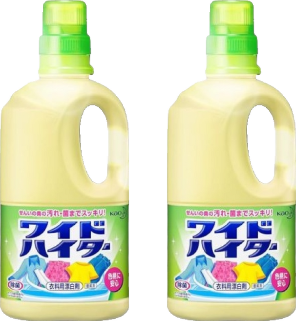Kao 花王 Wide Haiter 衣物漂白劑, 1L, 2瓶