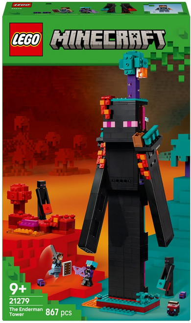 레고 마인크래프트 21279 엔더맨 타워, 혼합색상, 1개