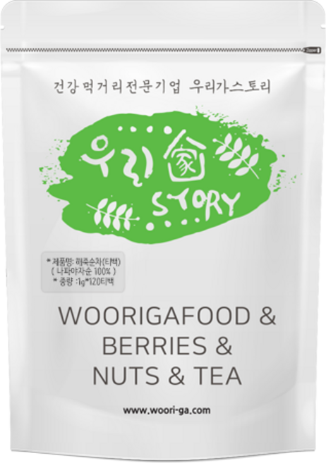 우리가스토리 해죽순차 삼각 티백, 1개, 1g, 120개입